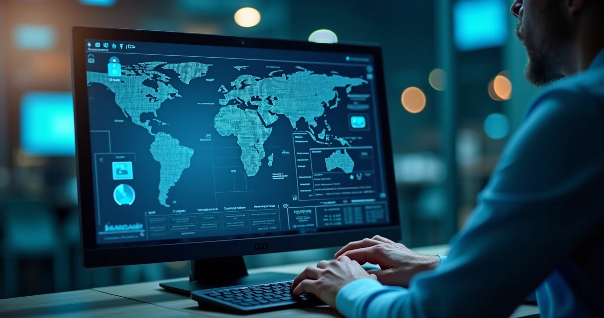 Interface de plataforma digital mostrando atendimento unificado em vários canais com protocolos automáticos